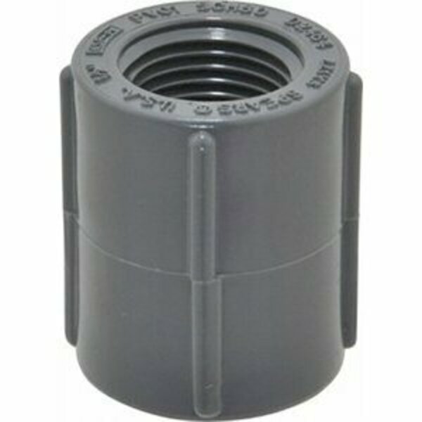 Spears 1/2 in. PVC SCH 80 PRESSURE FEMALE COUPLING 036106